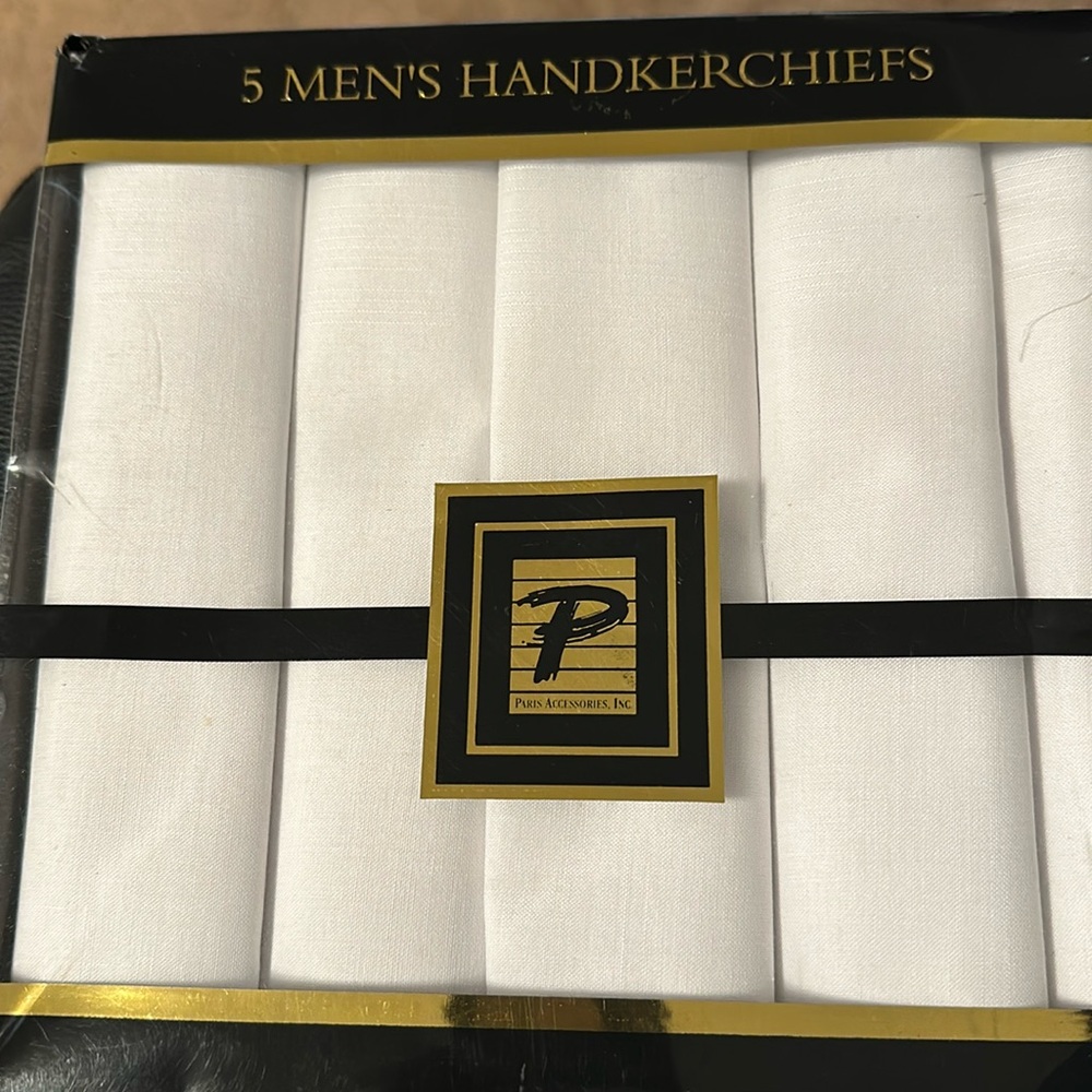5 Men’s Handkerchiefs Set